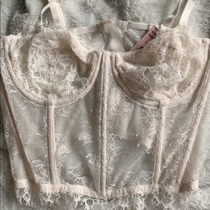Victoria’s Secret lace “Dream Angel” bustier